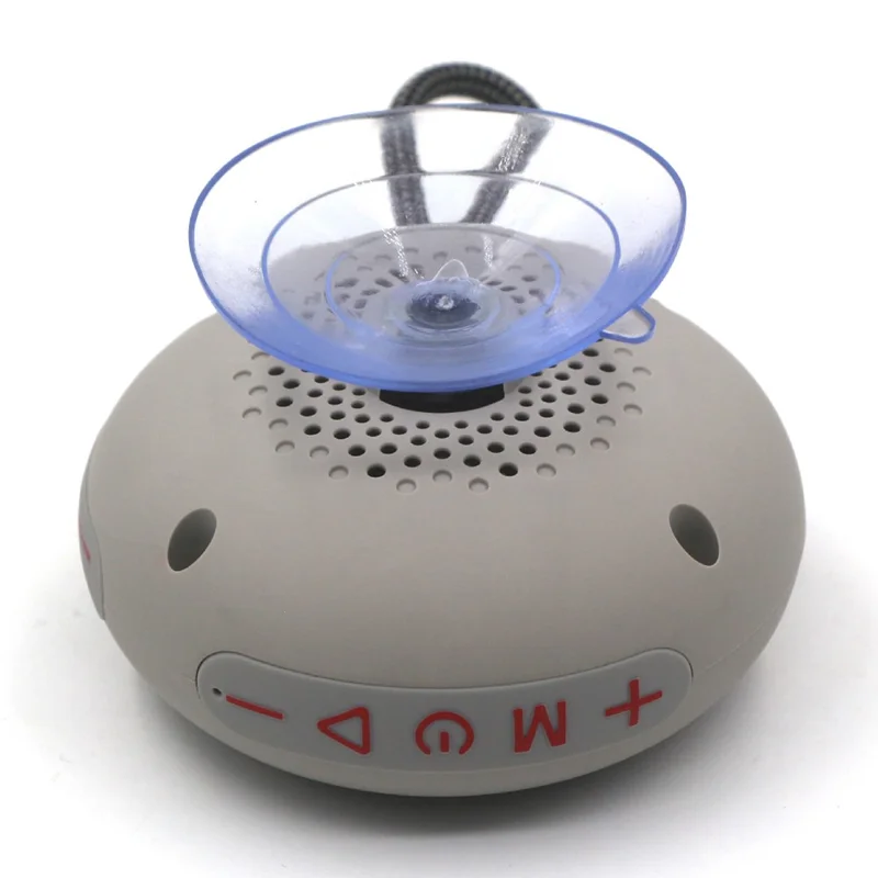 T&G TG442 Bathroom Waterproof Suction Cup Bluetooth-Compatible Speaker Portable TWS Wireless Audio Player Support TF Card - Red