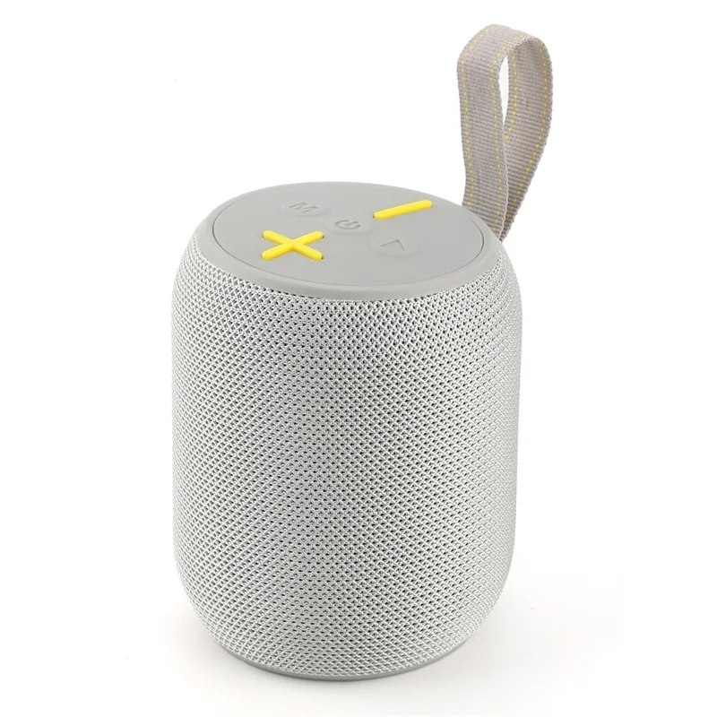 T&G TG673 Portable Rechargeable Boombox Bluetooth-Compatible Speaker FM Radio Support U-Disk TF Card - Grey