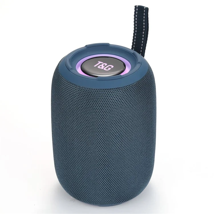 T&G TG678 Enceinte Bluetooth Haute Puissance Portable sans Fil avec Subwoofer Bass, Carte TF et Clé USB - Bleu