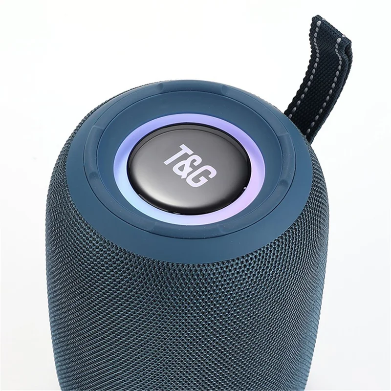 T&G TG678 Enceinte Bluetooth Haute Puissance Portable sans Fil avec Subwoofer Bass, Carte TF et Clé USB - Bleu