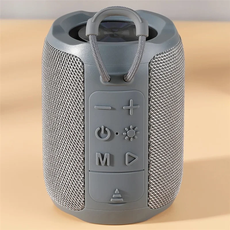 T&G TG679 Portable Wireless Subwoofer Bluetooth-compatible Mini Speaker with Hanging Loop - Red