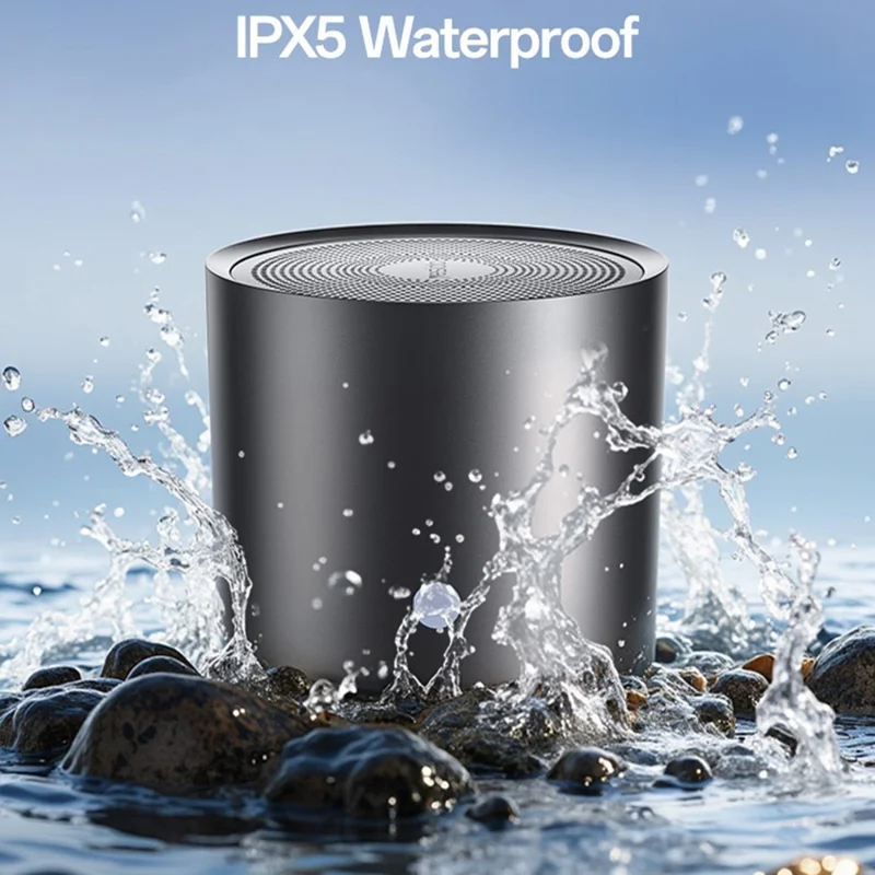 YESIDO YSW30 Portable Bluetooth-Compatible Speaker Zinc Alloy IPX5 Waterproof 3W Mini Subwoofer