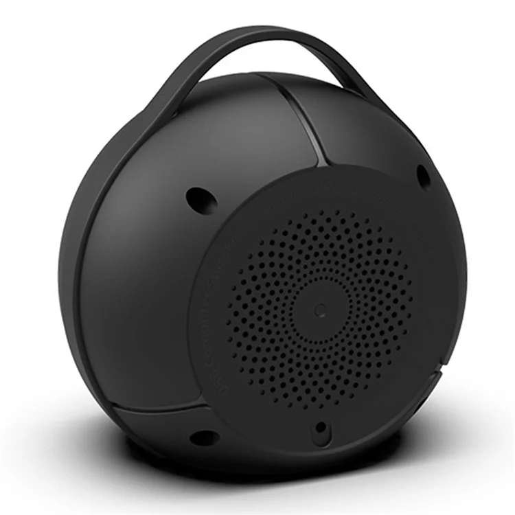 LLR096 Kugelförmiger USB Mini Desktop-Lautsprecher 5W Subwoofer Kabelgebundenes Soundsystem mit RGB-Beleuchtung für PC und Laptop