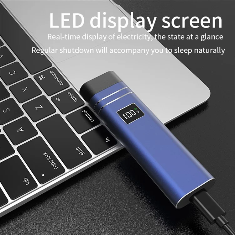 QY08 Bone Conduction Speaker Bluetooth-Compatible Sleep Aid Mini Wireless Audio Device for Bedroom / Dorm / Office - Grey
