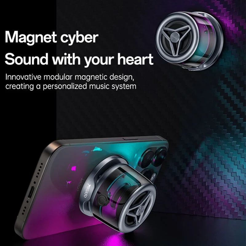 YESIDO YSW32 3W Mini Haut-parleur Bluetooth compatible TWS avec Éclairage ambiant LED