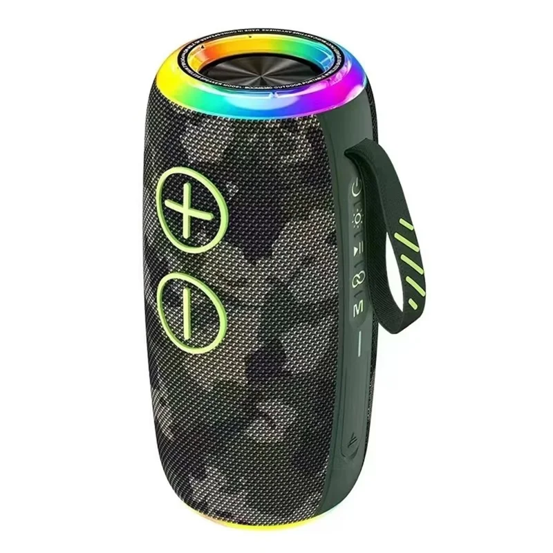 S380 TWS Kabelloser Bluetooth-Lautsprecher IPX6 Wasserdicht Tragbar Outdoor Boombox - Tarnfarben