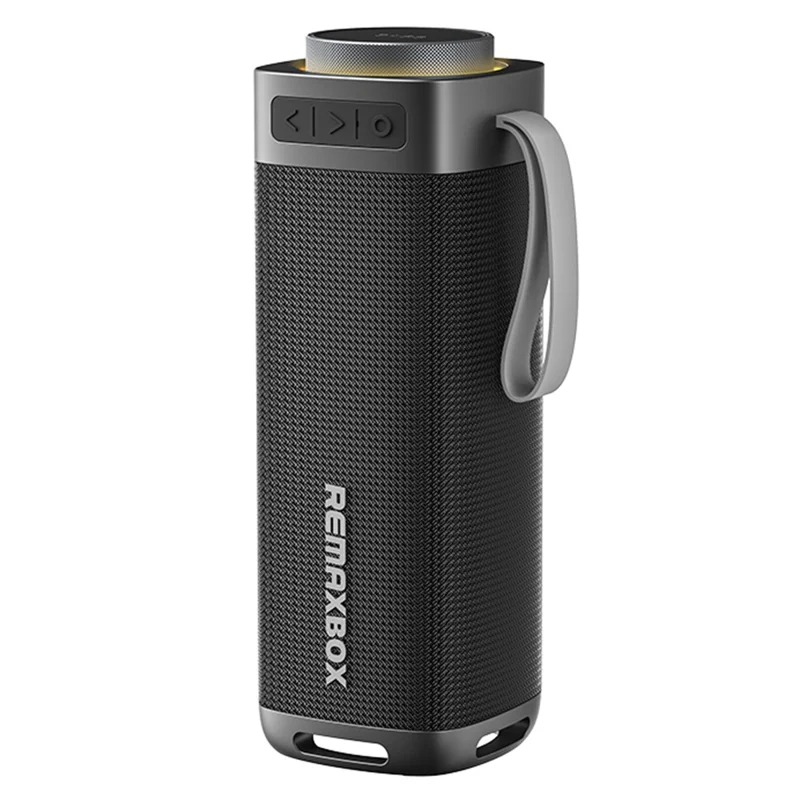 REMAX RB-M22 Portable Wireless Bluetooth-compatible Speaker with RGB Lighting TWS Pairing - Black