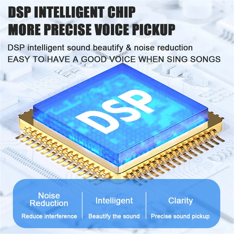 K12 Wireless Microphone Speaker Karaoke Set for Kids Cartoon Cute Design BT Audio System for Home - Blue Cat