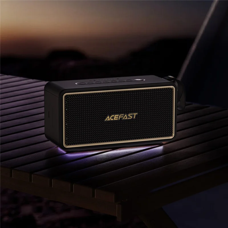 Altavoz Bluetooth ACEFAST K3 Ultra Portátil, Resistente al Agua IPX6, con Iluminación RGB