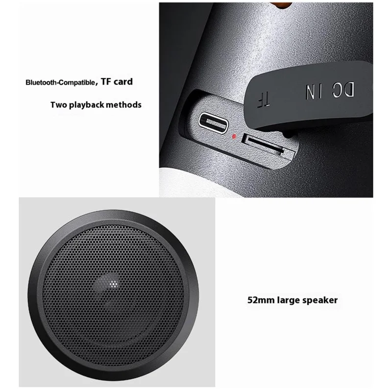 EBS-705 Wireless Bluetooth-compatible Speaker RGB Lighting Portable Outdoor Mini Subwoofer with Lanyard