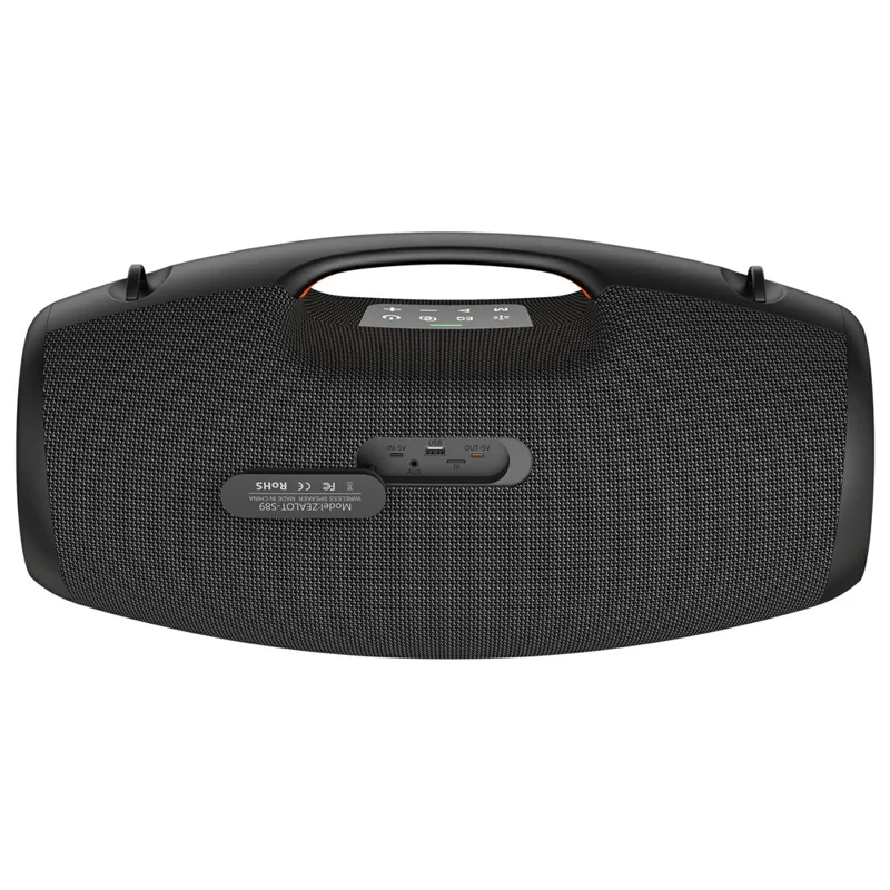 ZEALOT S89 250W Portable Bluetooth-Compatible Speaker 48000mAh Waterproof TWS Subwoofer Support U-disk / TF / Aux - Black
