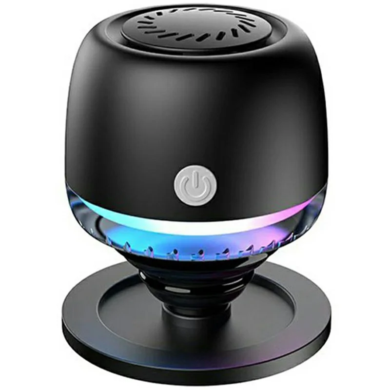 M99 Portable Bluetooth-Compatible Speaker RGB Light Gyroscope Design Heavy Bass Mini Speaker - Black