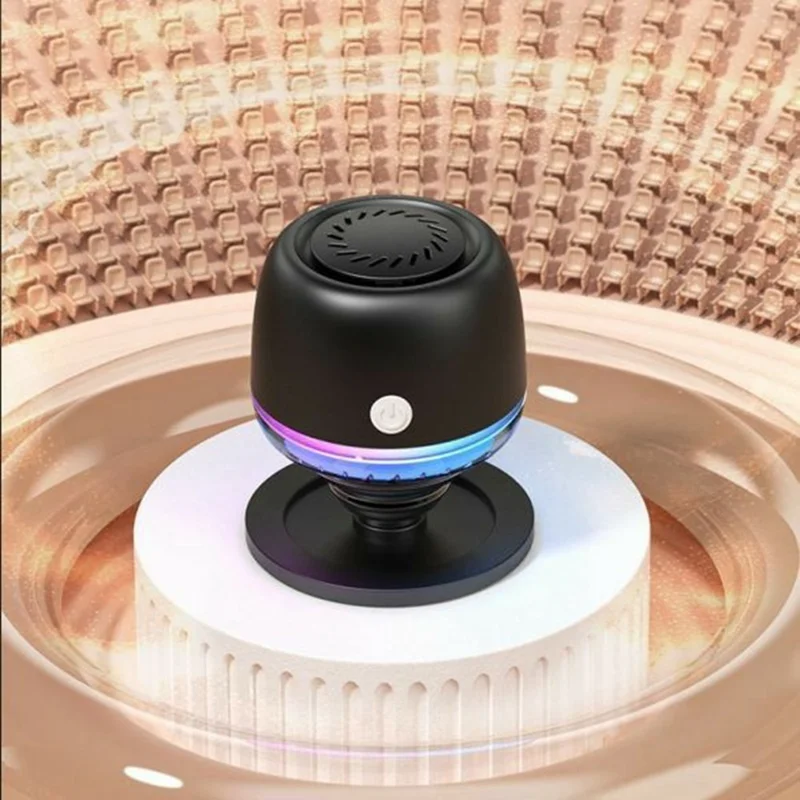 M99 Portable Bluetooth-Compatible Speaker RGB Light Gyroscope Design Heavy Bass Mini Speaker - Black