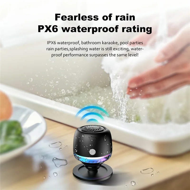 Haut-parleur portable M99 compatible Bluetooth avec lumière RGB, design gyroscopique et basses puissantes - Bleu