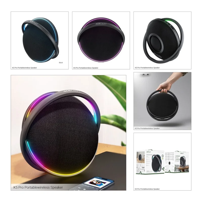 ACEFAST K5 Pro Altavoz Inalámbrico Portátil Compatible con Bluetooth 5.4