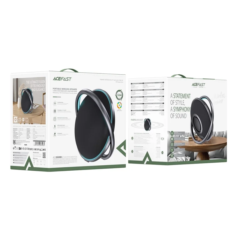 ACEFAST K5 Pro Altavoz Inalámbrico Portátil Compatible con Bluetooth 5.4