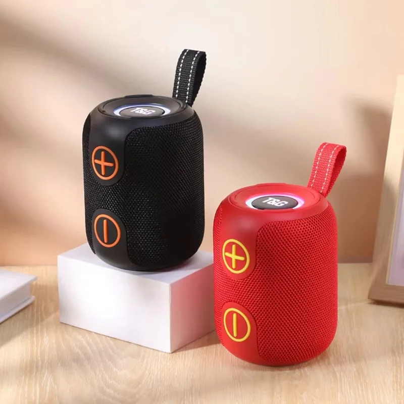 T&G TG697 Wireless Speaker Portable Handheld Subwoofer High Volume Mini Audio System - Grey