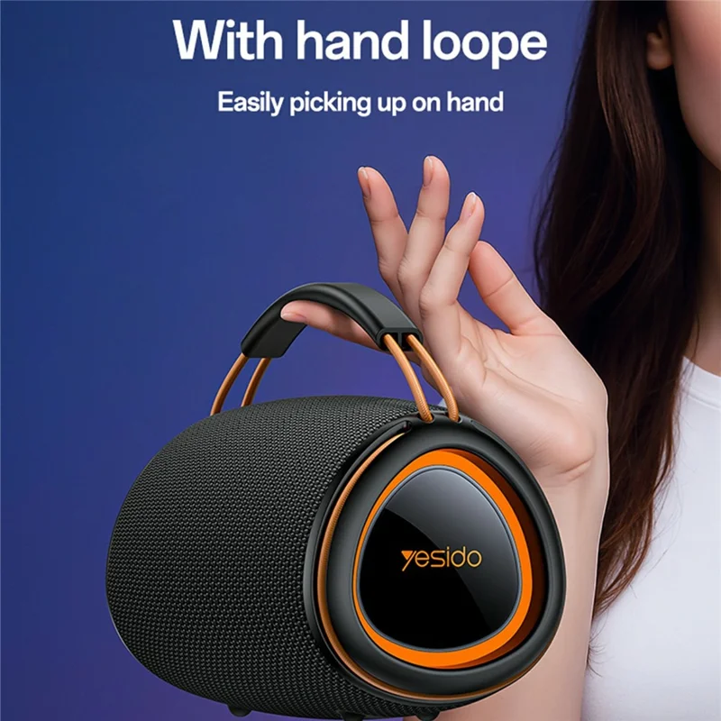 YESIDO YSW39 Multi Mode Playback Bluetooth-compatible Speaker 20W Powerful Sound RGB Lighting Subwoofer