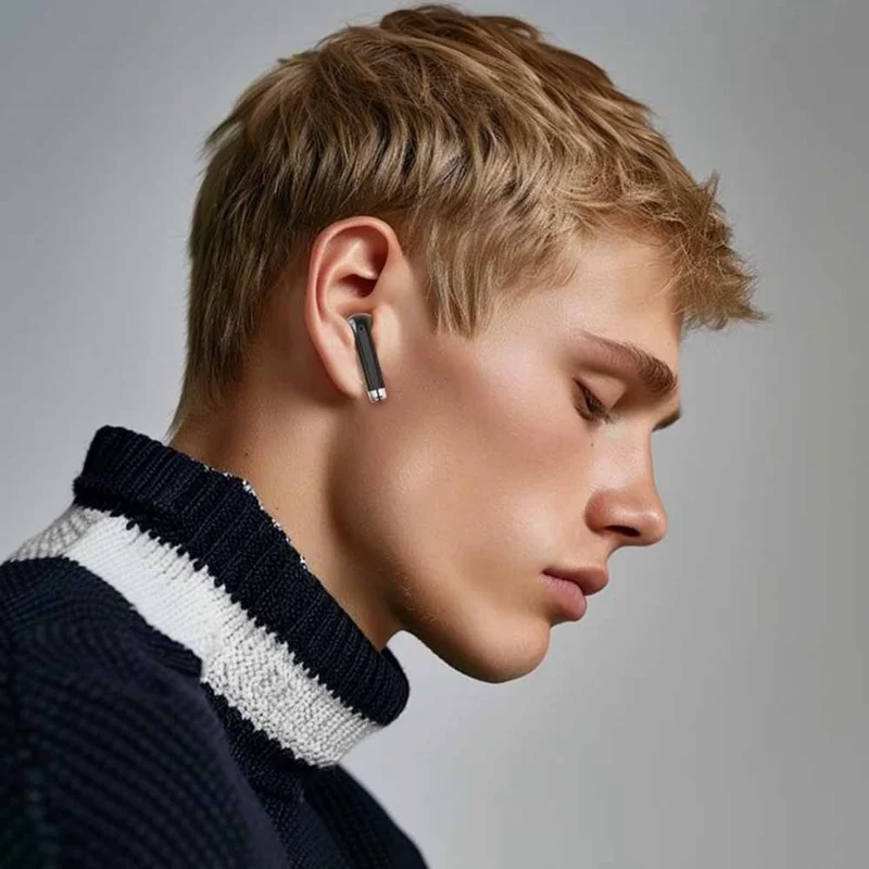 Bluetooth-oortelefoons met geluidsisolatie Half-in-oortelefoons voor sport met digitaal display oplaaddoosje