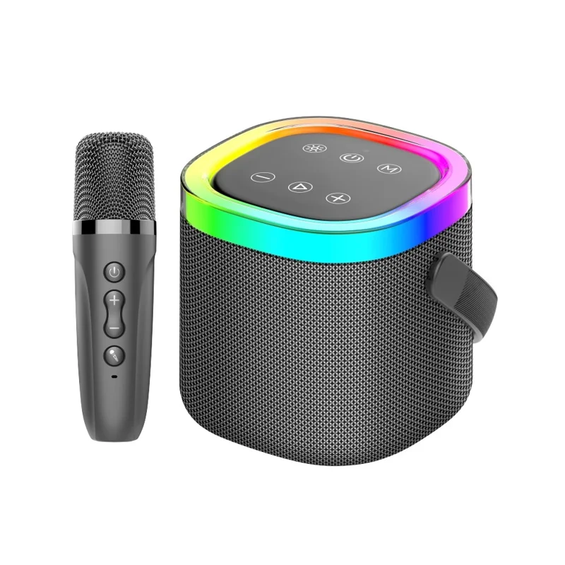 KONFULON F27 Dual 8W Driver Bluetooth-compatible Speaker with Microphone Wireless Audio System - Black