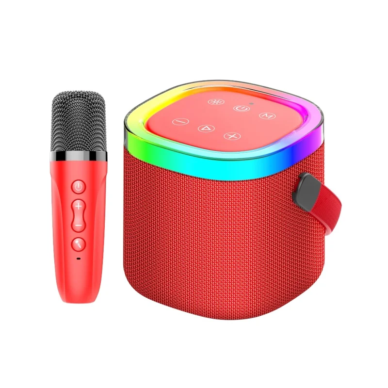 KONFULON F27 Dual 8W Driver Bluetooth-compatible Speaker with Microphone Wireless Audio System - Red