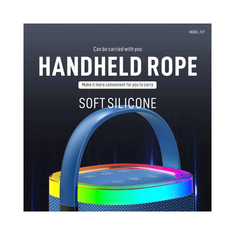 KONFULON F27 Dual 8W Driver Bluetooth-compatible Speaker with Microphone Wireless Audio System - Red