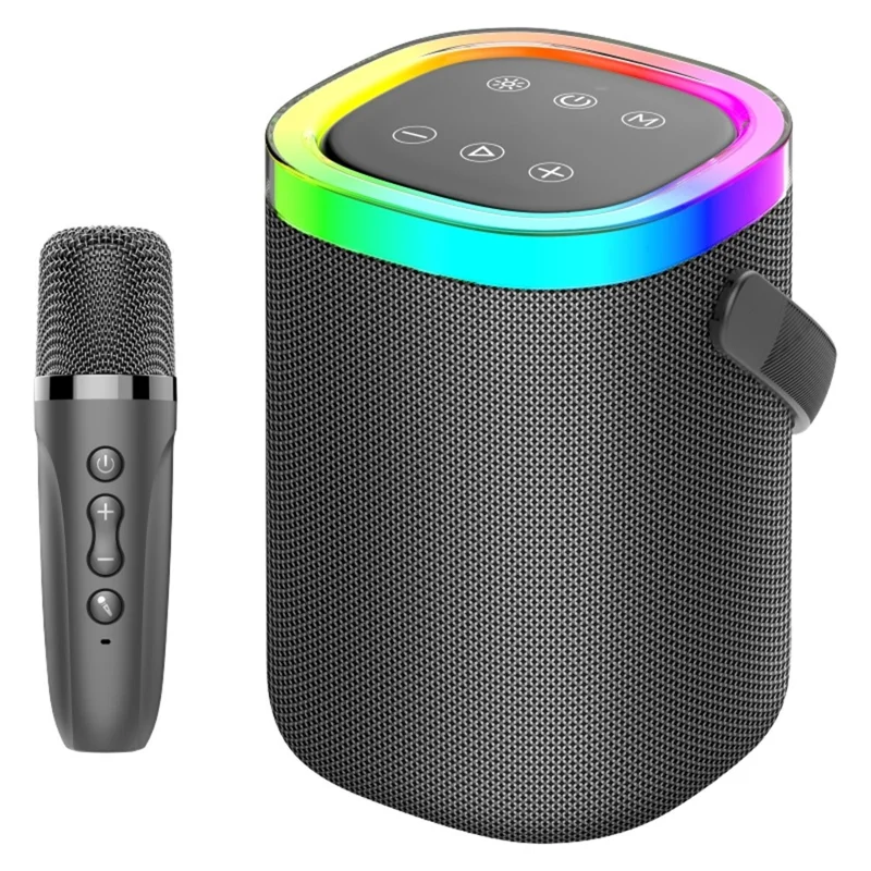 KONFULON F28 10W Wireless Speaker 1800mAh Battery Capacity Portable Speaker with Mic for Home / Outdoor - Black