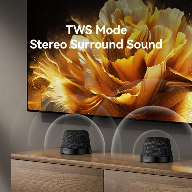 USAMS YX016 Magnetic Mini Speaker Bluetooth-Compatible 5.4 Phone Stand Music Player