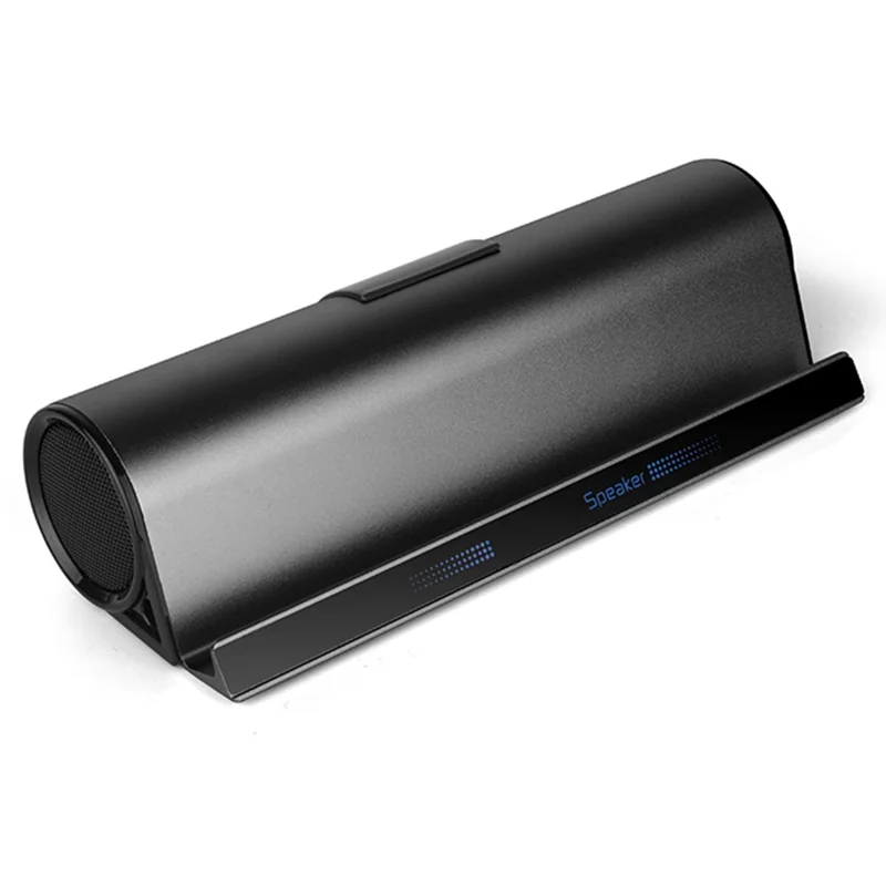 BT-10 Mini Portable Speaker Bluetooth-Compatible Subwoofer Phone Stand Long Playtime Bass Boost