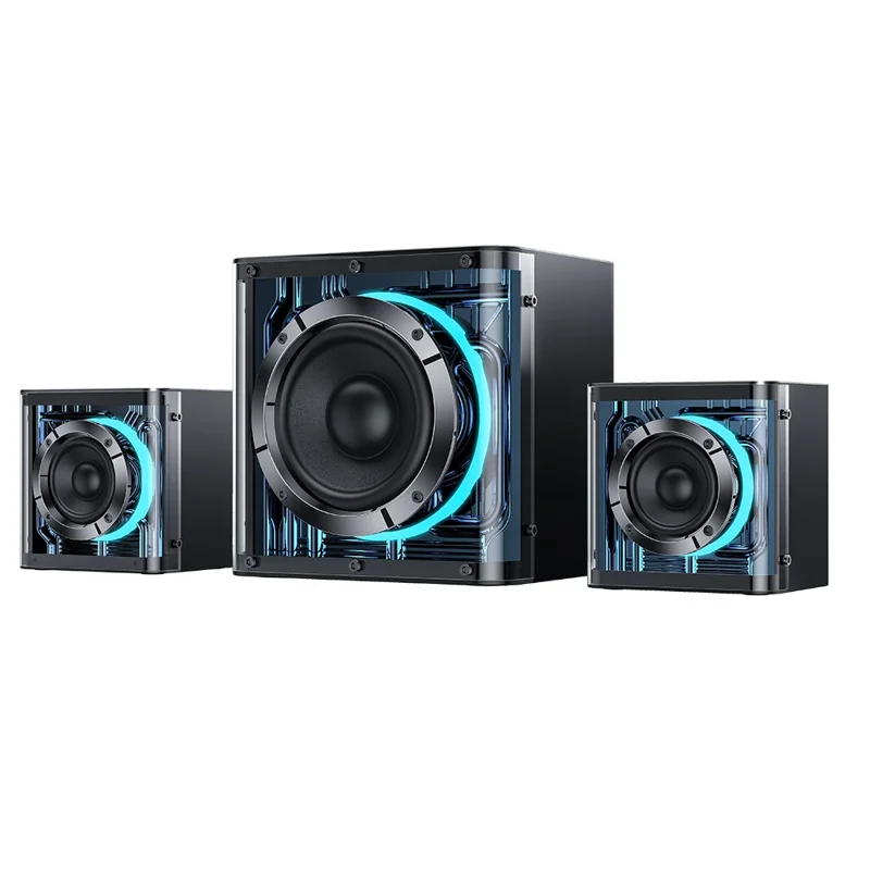 YESIDO YSW41 2.1 Channel RGB Bluetooth-Compatible Speaker 40W Rich Bass Immersive Sound AUX  /  USB Playback - EU Plug