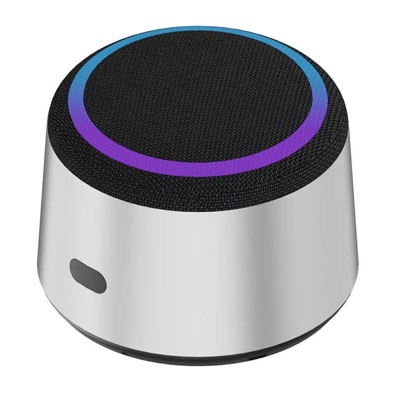 H11 TWS Bluetooth-compatible Speaker RGB Lighting 15W Wireless Charging Magnetic Phone Stand - Silver