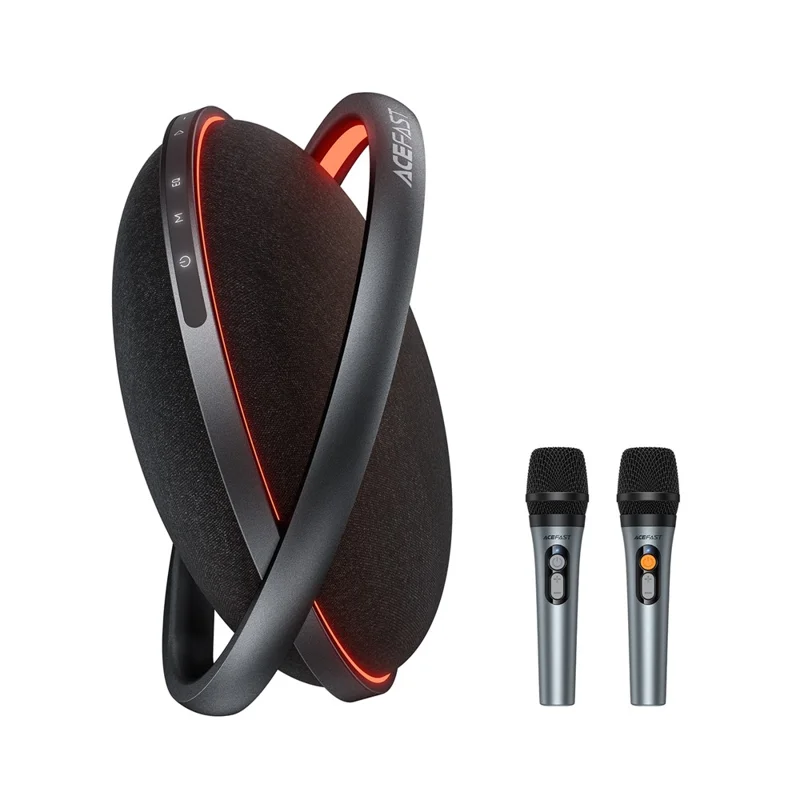ACEFAST K5 Max IPX4 Waterproof Portable Karaoke Bluetooth-compatible Speaker with Dual Wireless Microphones