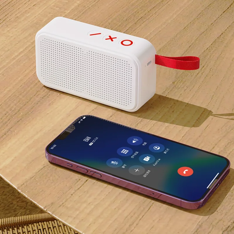 TWS Surround Stereo Bluetooth-Compatible Speaker F14 Outdoor Wireless Mini Subwoofer with USB-C Charging