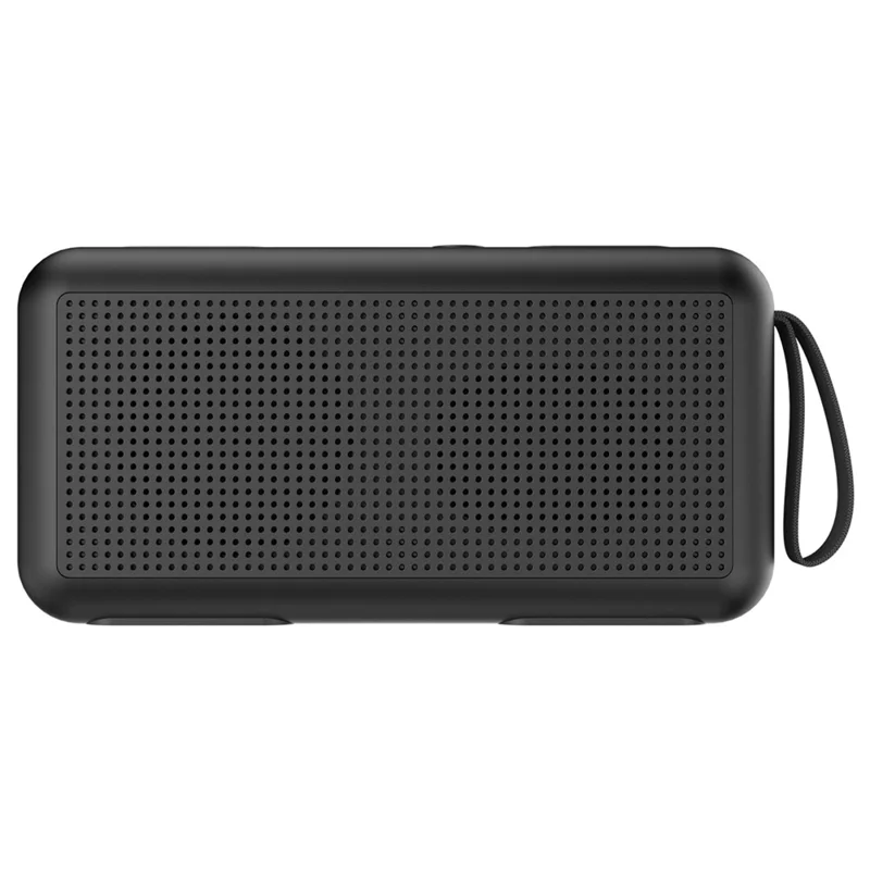 Bluetooth-Compatible Speaker F0 Outdoor Wireless Mini Subwoofer with HIFI Sound Portable Speaker - Black