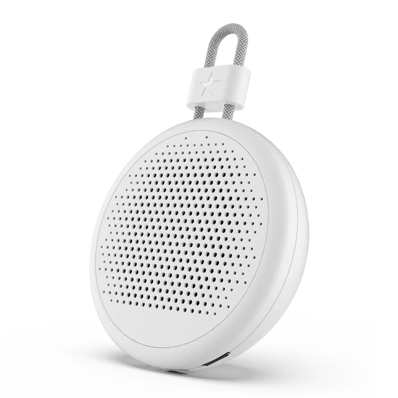 F10 Bluetooth-Compatible Speaker Mini Portable Outdoor Subwoofer with HIFI Surround Sound and TF Card Expansion - White