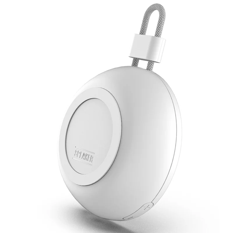 F10 Bluetooth-Compatible Speaker Mini Portable Outdoor Subwoofer with HIFI Surround Sound and TF Card Expansion - White