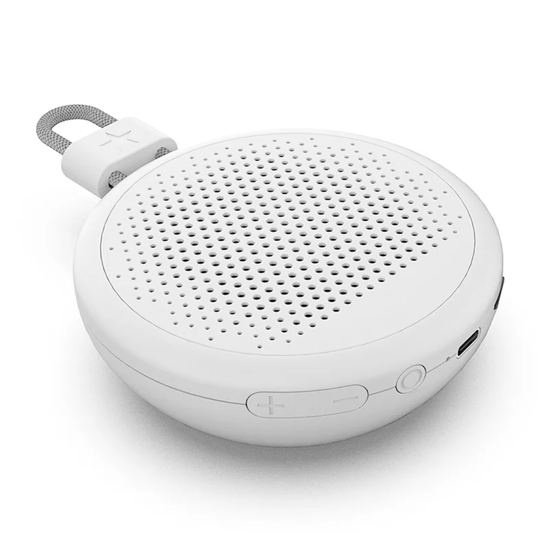 F10 Bluetooth-Compatible Speaker Mini Portable Outdoor Subwoofer with HIFI Surround Sound and TF Card Expansion - White