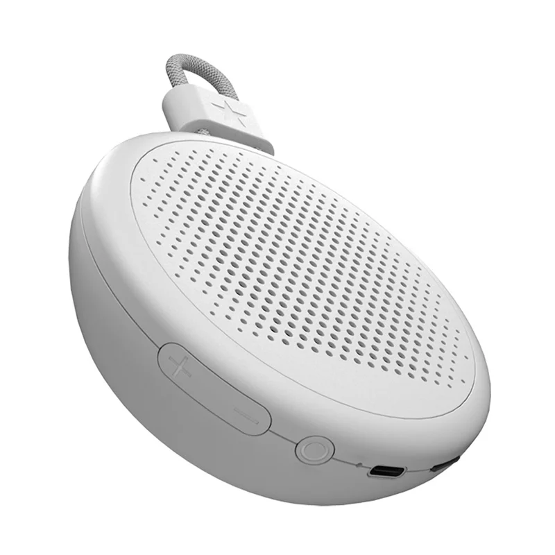 F10 Bluetooth-Compatible Speaker Mini Portable Outdoor Subwoofer with HIFI Surround Sound and TF Card Expansion - White