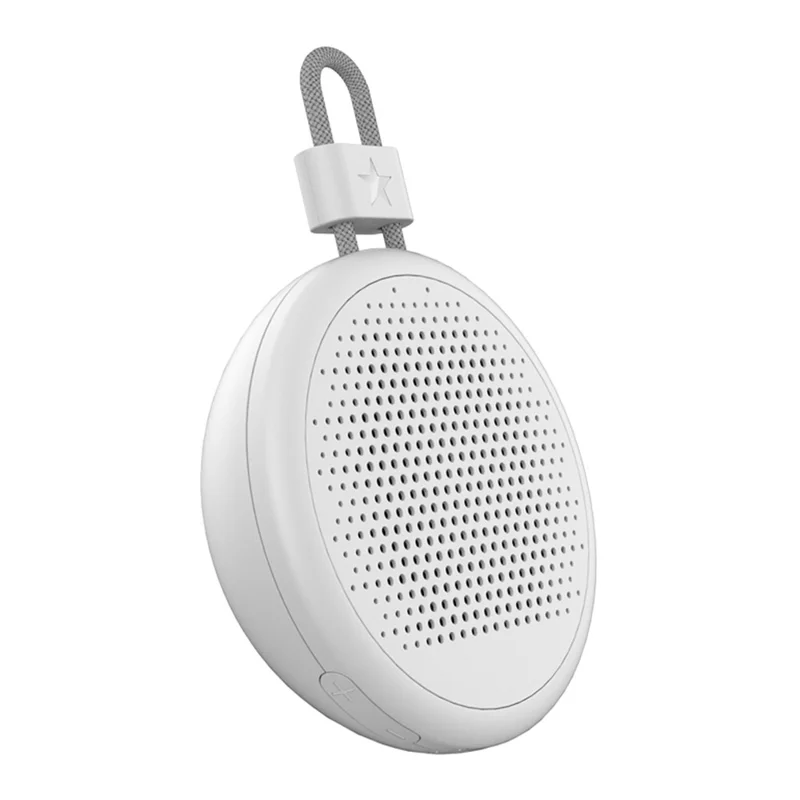 F10 Bluetooth-Compatible Speaker Mini Portable Outdoor Subwoofer with HIFI Surround Sound and TF Card Expansion - White