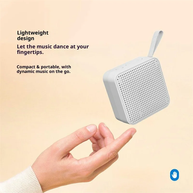 F12 Altifalante Bluetooth-Compatible HIFI Som Surround 360° Subwoofer Sem Fios Mini para Exterior - Branco