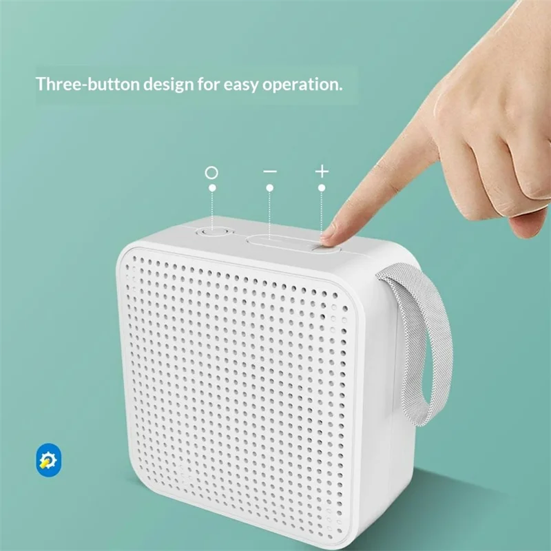 F12 Altifalante Bluetooth-Compatible HIFI Som Surround 360° Subwoofer Sem Fios Mini para Exterior - Branco