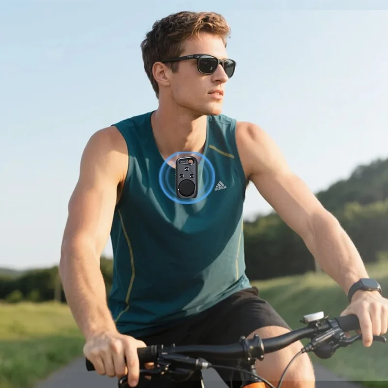 SP18 Wearable Bluetooth-Compatible Speaker Mini Portable Wireless Hands-Free Audio Device for Outdoor Running