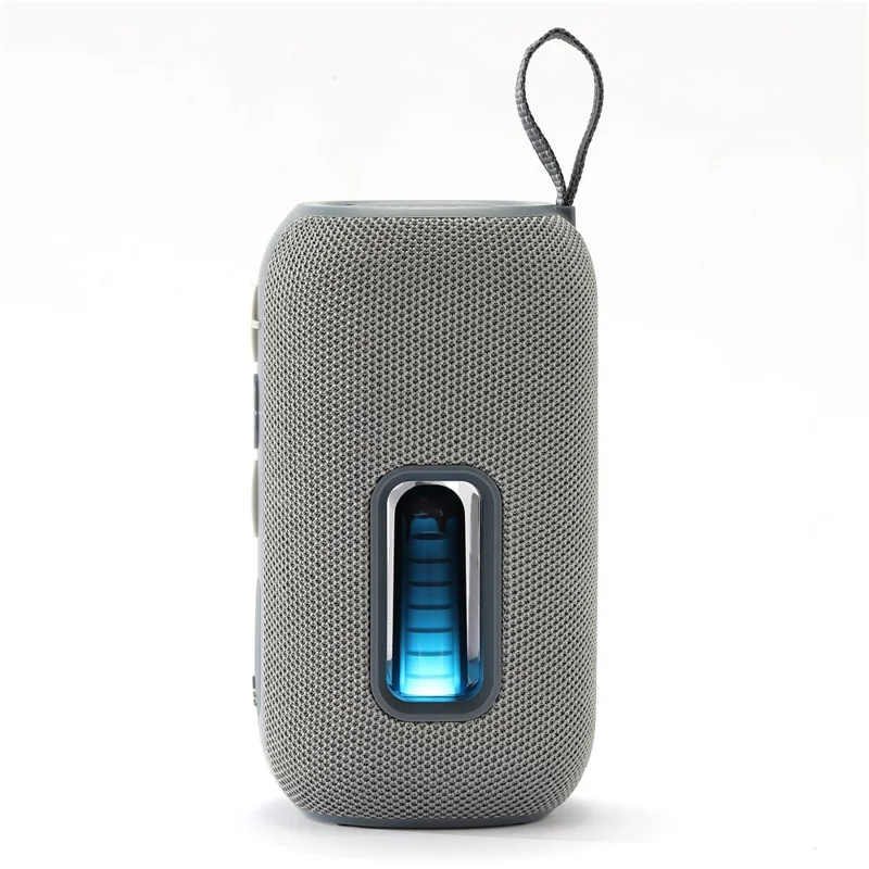 T&G 693 Portable Speaker Mini Outdoor Wireless Subwoofer Speaker with Microphone  /  FM Radio - Grey