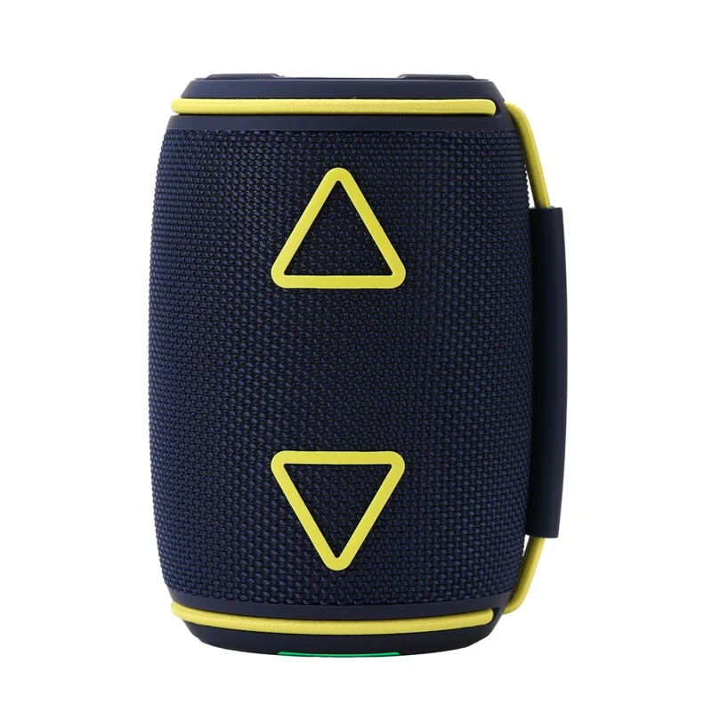 T&G 657mini Portable Speaker Waterproof Subwoofer Speaker with RGB Lights  /  FM Radio  /  TWS Function - Blue