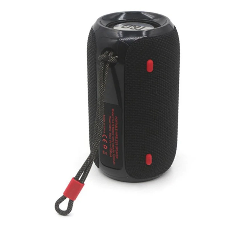 T&G 419 Portable Speaker Support TF Card  /  U Disk, Bluetooth-Compatible Speaker Subwoofer Wireless Audio Device with FM Radio - Black