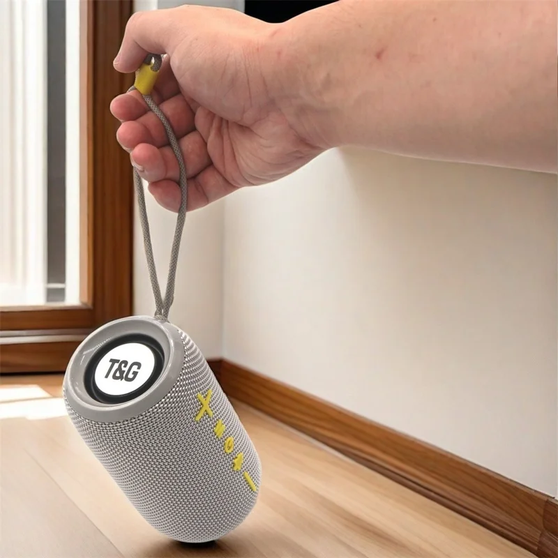 T&G 419 Portable Speaker Support TF Card  /  U Disk, Bluetooth-Compatible Speaker Subwoofer Wireless Audio Device with FM Radio - Black