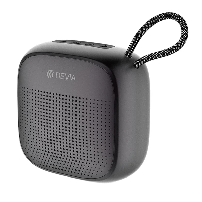 DEVIA Sound Lite2 Wireless Bluetooth-compatible Speaker with Lanyard Dual Driver HiFi Bass Stereo Subwoofer - Tarnish
