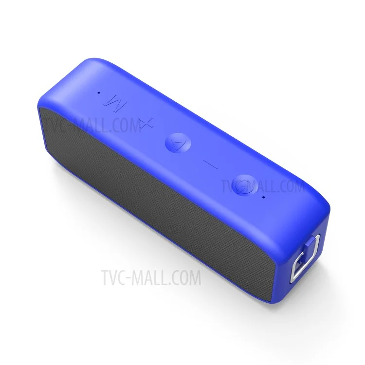 Wing 2020 Bluetooth-compatible Speaker IPX7 Waterproof 20W Portable Outdoor Subwoofer Speaker - Blue