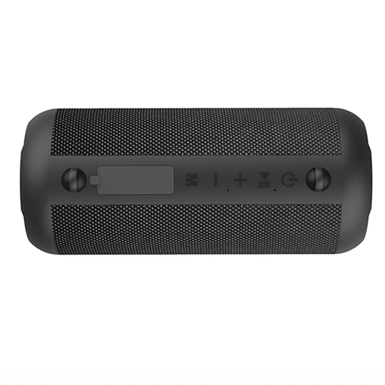 BD18 20W Bluetooth-Lautsprecher-Power Bank Drahtloser Stereo-Subwoofer Wasserdichter Basslautsprecher - Schwarz