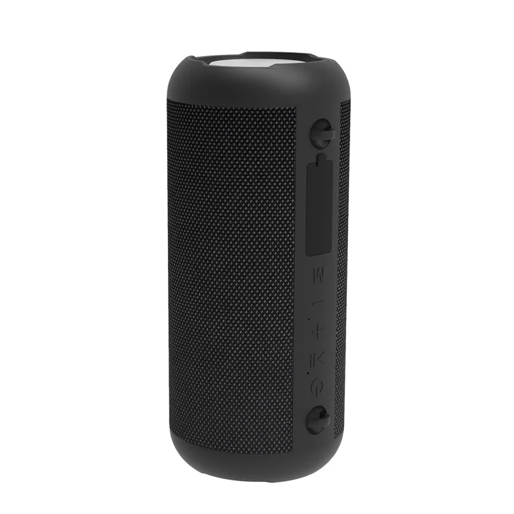 BD18 20W Bluetooth-Lautsprecher-Power Bank Drahtloser Stereo-Subwoofer Wasserdichter Basslautsprecher - Schwarz